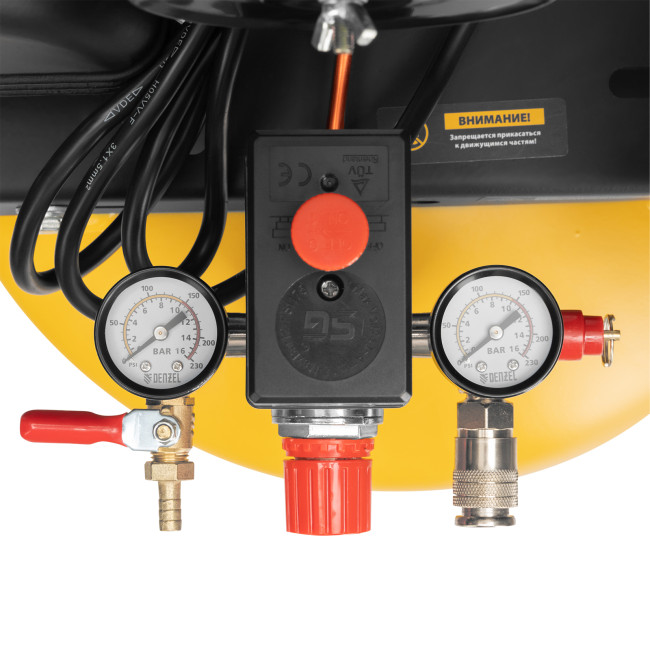 Компрессор воздушный BCV2200/100V, ременный привод , 2.3 кВт, 100 литров, 440 л/мин Denzel Компрессор воздушный BCV2200/100V, ременный привод , 2.3 кВт, 100 литров, 440 л/мин Denzel