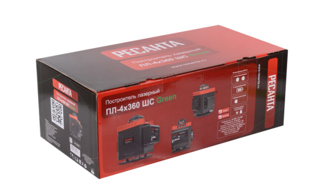 Построитель лазерный Ресанта ПЛ-4Х360ШС Green Построитель лазерный Ресанта ПЛ-4Х360ШС Green