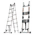 Лестница телескопическая трансформер нержавеющая сталь 3,3/6,6 м TM-5066CC Лестница телескопическая трансформер нержавеющая сталь 3,3/6,6 м TM-5066CC
