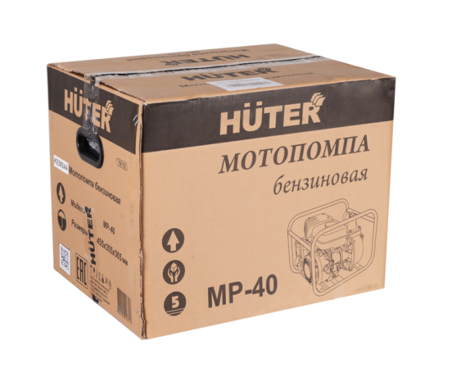 Мотопомпа HUTER MP-40