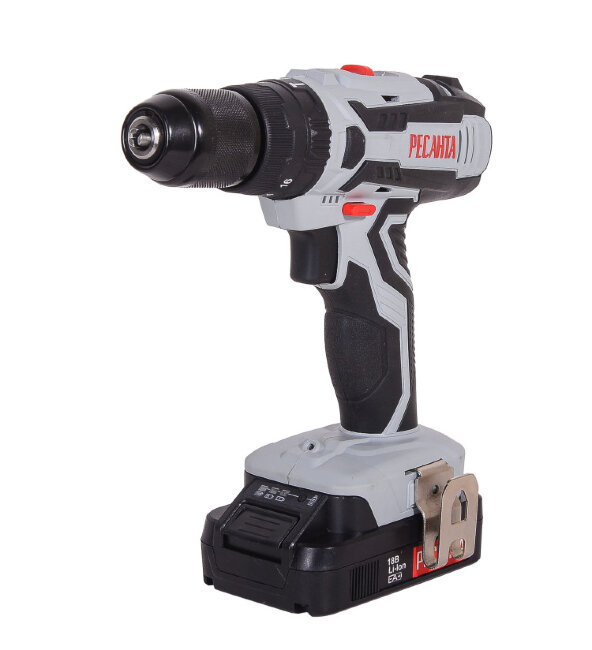 Дрель-шуруповерт аккумуляторная ДА-18-2ЛК-У Ресанта