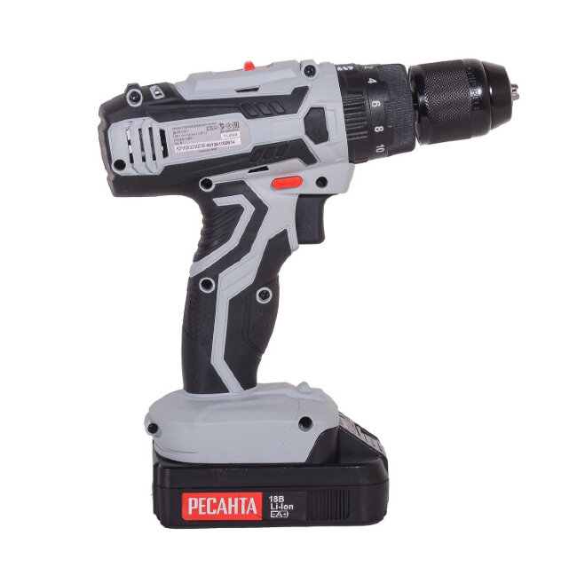 Дрель-шуруповерт аккумуляторная ДА-18-2ЛК-У Ресанта