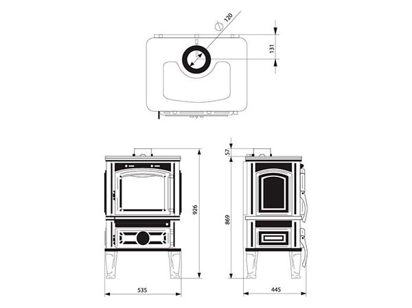 Печь-камин Ferguss Lawa Lux Печь-камин Ferguss Lawa Lux