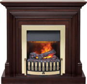 Каминокомплект Bradford - Темный дуб с очагом Danville Brass FB2