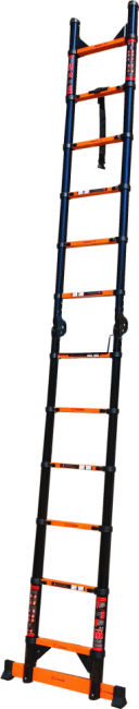 Лестница телескопическая трансформер стальная 2,5/5,0 м TM-5050C