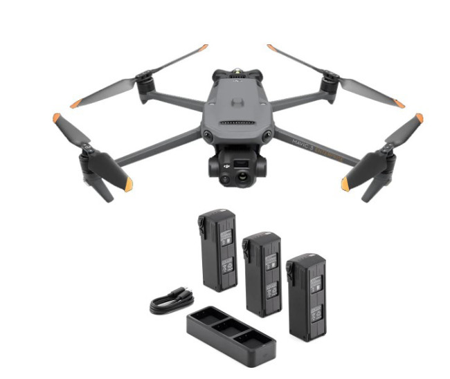 Квадрокоптер DJI Mavic 3 Thermal (Universal Edition) + Комплект аккумуляторов DJI Mavic 3 Enterprise Series Battery Kit