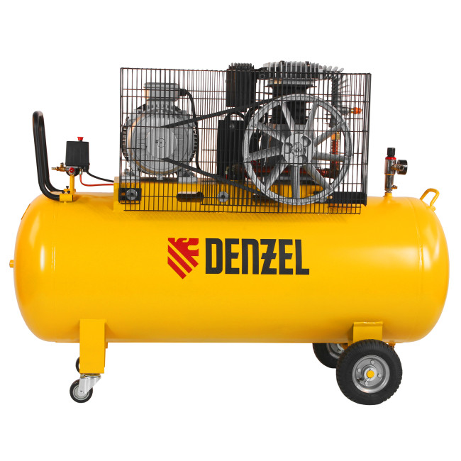 Компрессор воздушный, ременный привод BCI5500-T/270, 5.5 кВт, 270 литров, 850 л/мин Denzel Компрессор воздушный, ременный привод BCI5500-T/270, 5.5 кВт, 270 литров, 850 л/мин Denzel