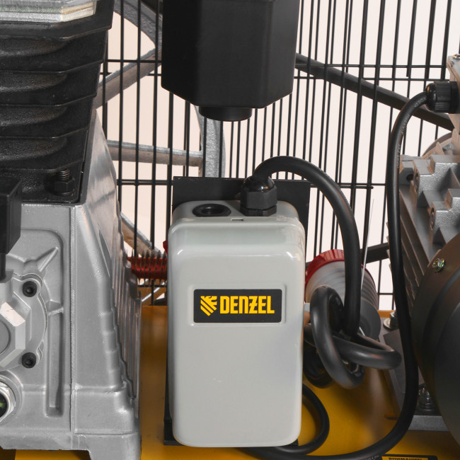 Компрессор воздушный, ременный привод BCI5500-T/270, 5.5 кВт, 270 литров, 850 л/мин Denzel Компрессор воздушный, ременный привод BCI5500-T/270, 5.5 кВт, 270 литров, 850 л/мин Denzel