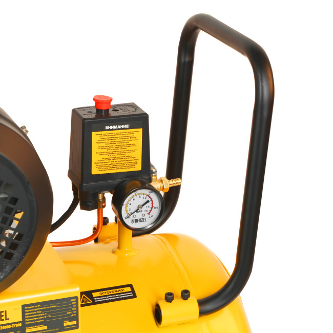 Компрессор воздушный, ременный привод BCI5500-T/270, 5.5 кВт, 270 литров, 850 л/мин Denzel Компрессор воздушный, ременный привод BCI5500-T/270, 5.5 кВт, 270 литров, 850 л/мин Denzel