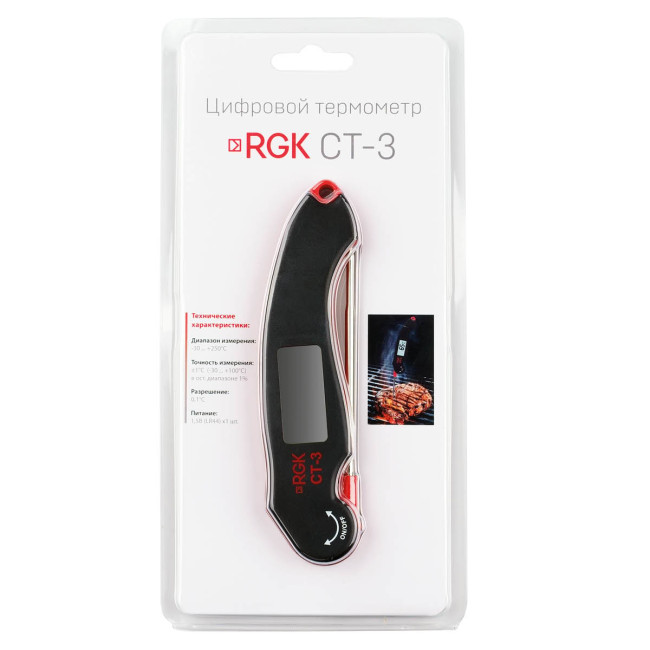 Контактный термометр RGK CT-3