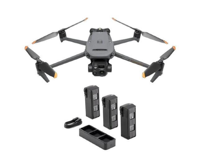 Квадрокоптер DJI Mavic 3 Thermal (Universal Edition) + Комплект аккумуляторов DJI Mavic 3 Enterprise Series Battery Kit