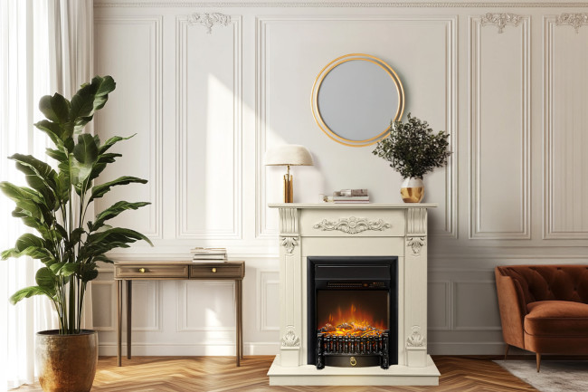 Портал Royal Flame Palermo SFT (Разборный) - Слоновая кость