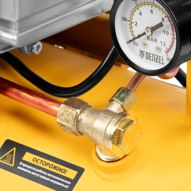 Компрессор воздушный DC1500/24, прямой привод, 1.5 кВт, 24 литра, 220 л/мин Denzel Компрессор воздушный DC1500/24, прямой привод, 1.5 кВт, 24 литра, 220 л/мин Denzel