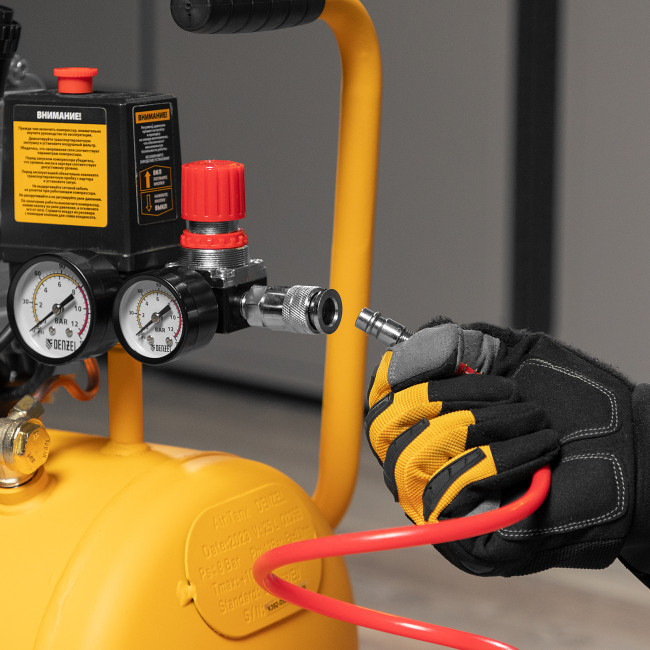 Компрессор воздушный DC1500/24, прямой привод, 1.5 кВт, 24 литра, 220 л/мин Denzel Компрессор воздушный DC1500/24, прямой привод, 1.5 кВт, 24 литра, 220 л/мин Denzel