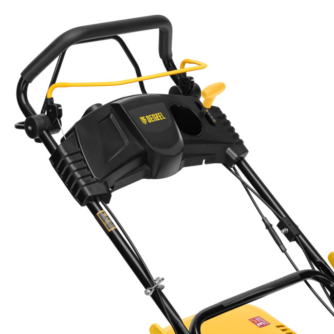 Бензиновая газонокосилка GLT-460SP-T, Trike 149 см3, 46 см, привод, панель, 60л Denzel 