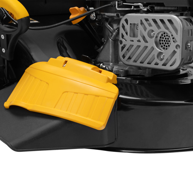 Бензиновая газонокосилка GLT-460SP-T, Trike 149 см3, 46 см, привод, панель, 60л Denzel 