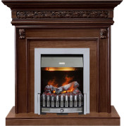 Каминокомплект Valletta - Темный дуб с очагом Danville Chrome FB2