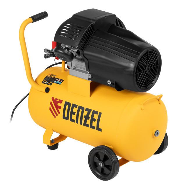 Компрессор воздушный прям. привод DCV1800/50, 1,8 кВт, 50 литров, 320 л/мин Denzel Компрессор воздушный прям. привод DCV1800/50, 1,8 кВт, 50 литров, 320 л/мин Denzel