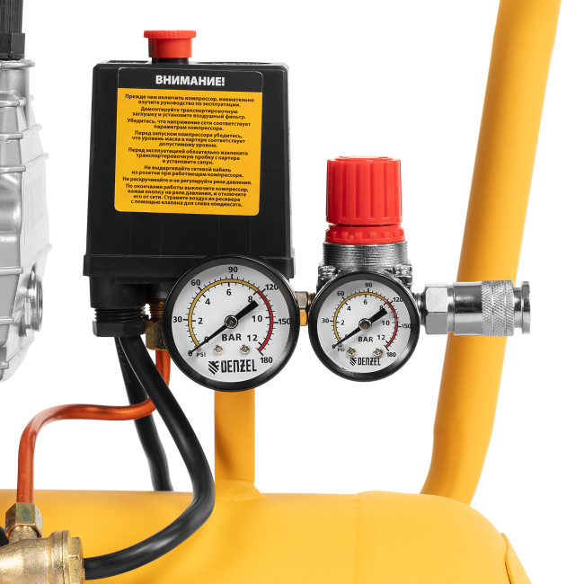 Компрессор воздушный прям. привод DCV1800/50, 1,8 кВт, 50 литров, 320 л/мин Denzel Компрессор воздушный прям. привод DCV1800/50, 1,8 кВт, 50 литров, 320 л/мин Denzel