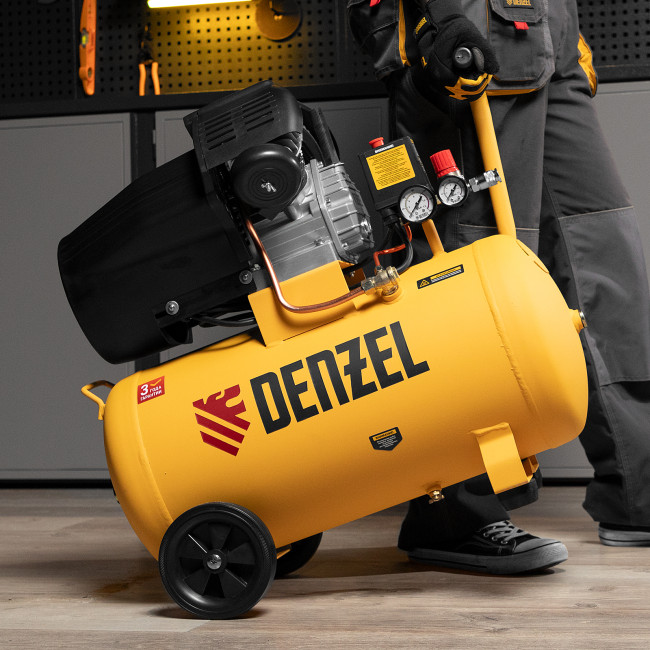 Компрессор воздушный прям. привод DCV1800/50, 1,8 кВт, 50 литров, 320 л/мин Denzel Компрессор воздушный прям. привод DCV1800/50, 1,8 кВт, 50 литров, 320 л/мин Denzel