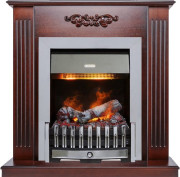 Каминокомплект Lumsden - Махагон коричневый антик с очагом Danville Chrome FB2 Каминокомплект Lumsden - Махагон коричневый антик с очагом Danville Chrome FB2