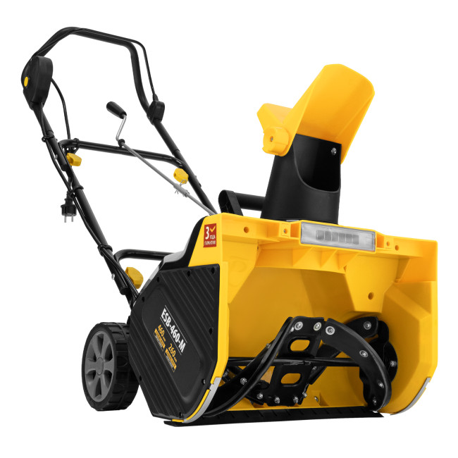 Электрическая снегоуборочная машина ESB-460-M, 1.8 кВт, металлический шнек, LED фара Denzel Электрическая снегоуборочная машина ESB-460-M, 1.8 кВт, металлический шнек, LED фара Denzel