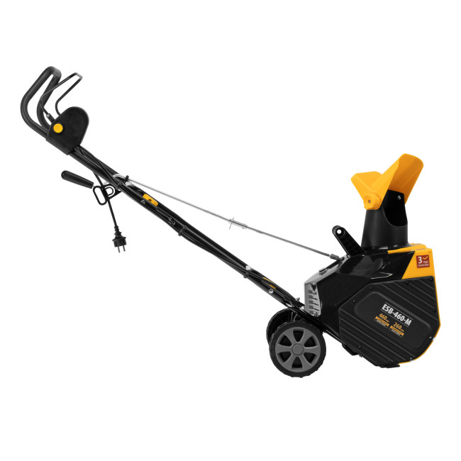 Электрическая снегоуборочная машина ESB-460-M, 1.8 кВт, металлический шнек, LED фара Denzel Электрическая снегоуборочная машина ESB-460-M, 1.8 кВт, металлический шнек, LED фара Denzel