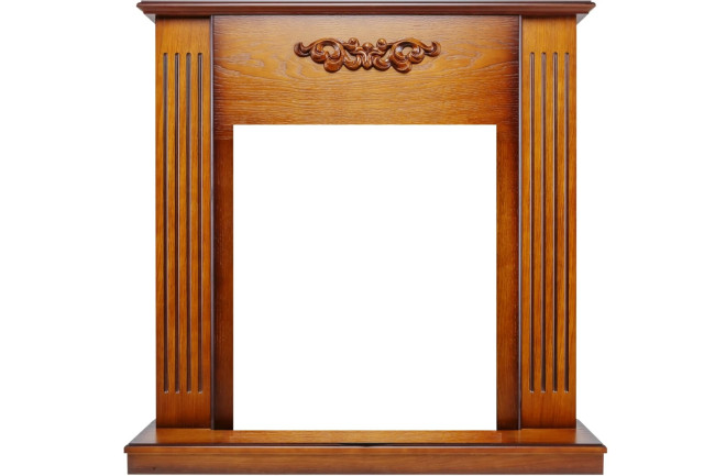 Каминокомплект Lumsden - Дуб антик с очагом Brookline Black