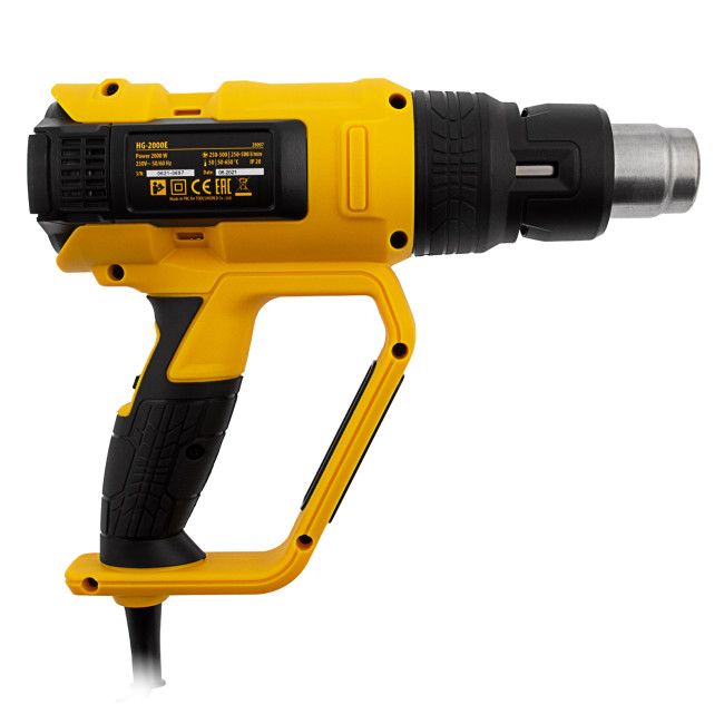 Фен технический HG-2000E, 2000 Вт, 2 режима, LCD дисплей Denzel Фен технический HG-2000E, 2000 Вт, 2 режима, LCD дисплей Denzel