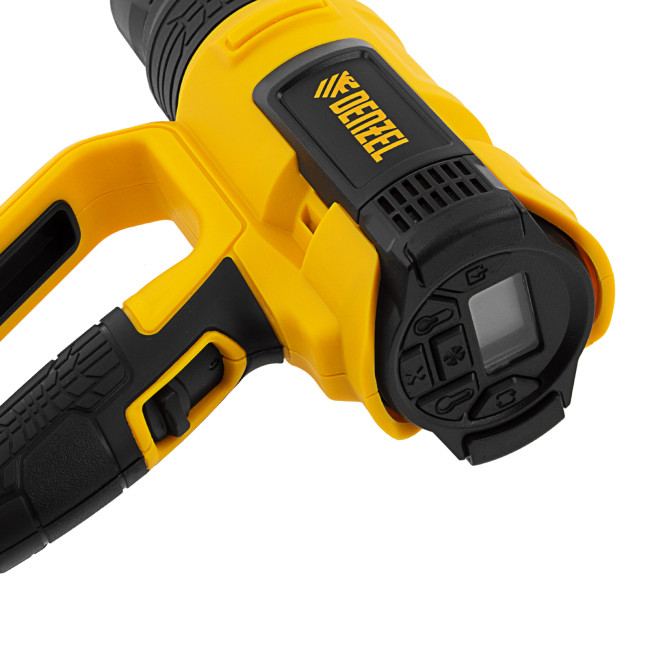 Фен технический HG-2000E, 2000 Вт, 2 режима, LCD дисплей Denzel Фен технический HG-2000E, 2000 Вт, 2 режима, LCD дисплей Denzel