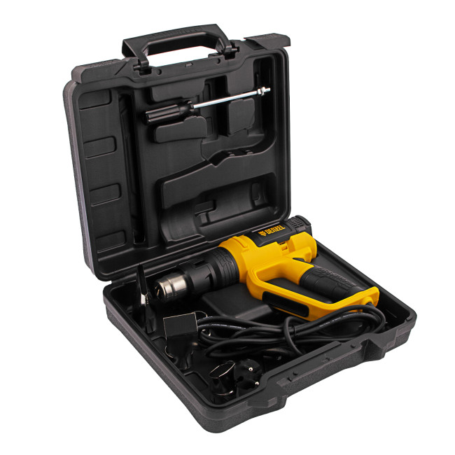 Фен технический HG-2000E, 2000 Вт, 2 режима, LCD дисплей Denzel Фен технический HG-2000E, 2000 Вт, 2 режима, LCD дисплей Denzel