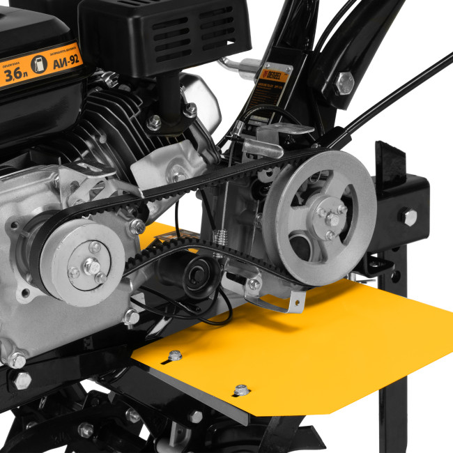 Мотоблок DPT-170, 7 л.с., ремен.сцеп, шир 85 см, глуб 35 см,фрез 3х3,ШОМ,скор 2В/1Н,кол 8" Denzel
