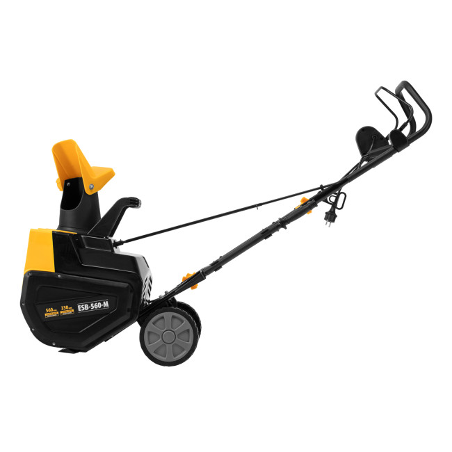 Электрическая снегоуборочная машина ESB-560-M, 2,5 кВт, металлический шнек, LED фара Denzel Электрическая снегоуборочная машина ESB-560-M, 2,5 кВт, металлический шнек, LED фара Denzel