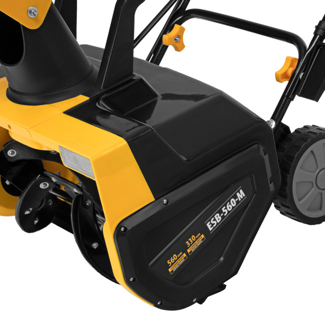 Электрическая снегоуборочная машина ESB-560-M, 2,5 кВт, металлический шнек, LED фара Denzel Электрическая снегоуборочная машина ESB-560-M, 2,5 кВт, металлический шнек, LED фара Denzel