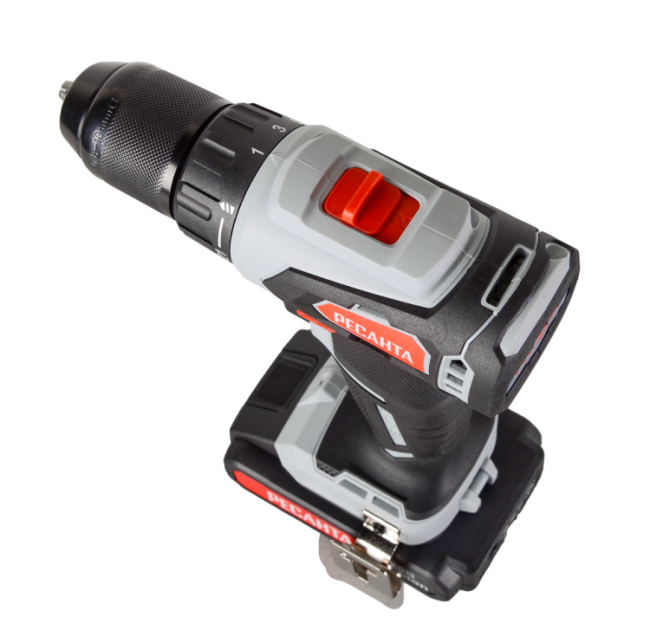 Дрель-шуруповерт аккумуляторная Ресанта ДА-20-2ЛК-Б (2,0 А/ч) (бесщеточный двигатель)