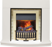 Каминокомплект Montana - Белый с очагом Danville Brass FB2