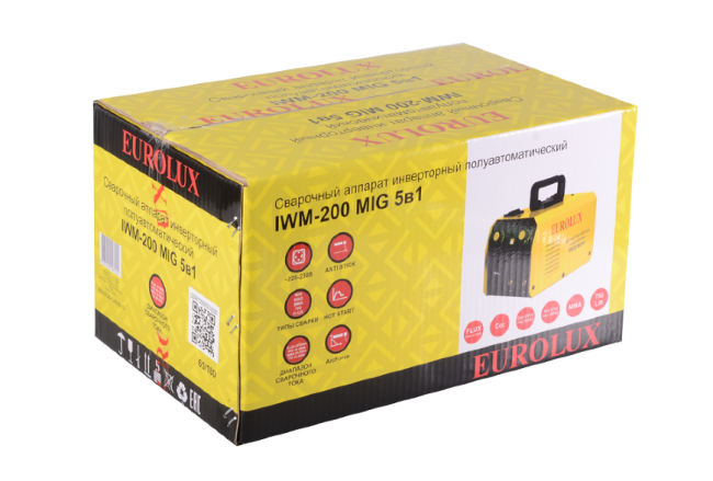 Сварочный полуавтомат IWM-200 MIG 5в1 Eurolux
