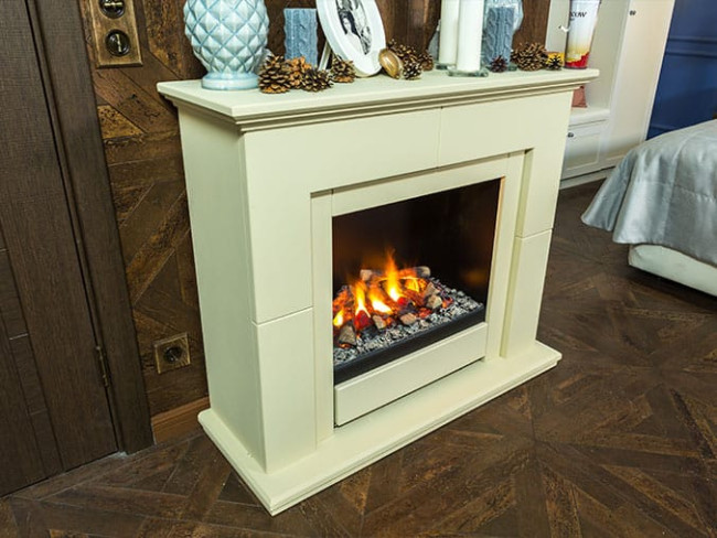 Каминокомплект Suite -  Алебастр с очагом Engine 56-600 BB