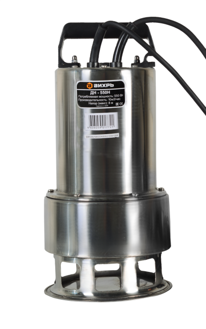 Дренажный насос ВИХРЬ ДН-550Н