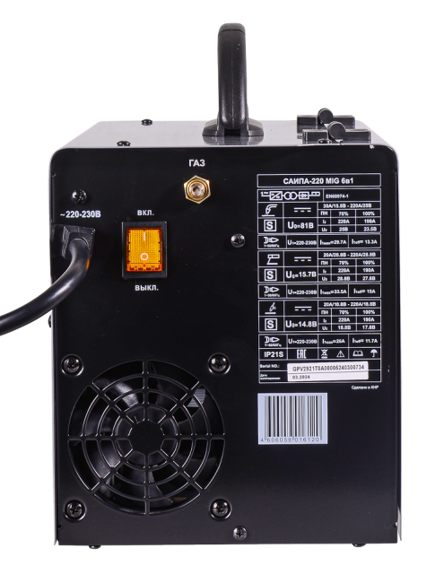 Сварочный аппарат РЕСАНТА САИПА-220 (MIG/MAG)