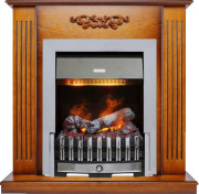 Каминокомплект Lumsden - Дуб антик с очагом Danville Chrome FB2 Каминокомплект Lumsden - Дуб антик с очагом Danville Chrome FB2