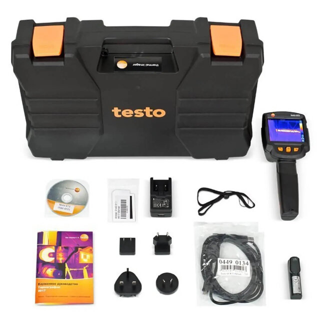 Тепловизор Testo 872 и смарт-зонд термогигрометра Testo 605i Тепловизор Testo 872 и смарт-зонд термогигрометра Testo 605i