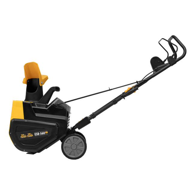 Снегоуборочная машина аккумуляторная, ESB-560Li, 560 мм, 40В, 2 АКБ 5 Ач, ЗУ, метал. шнек Denzel Снегоуборочная машина аккумуляторная, ESB-560Li, 560 мм, 40В, 2 АКБ 5 Ач, ЗУ, метал. шнек Denzel