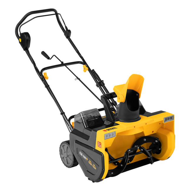 Снегоуборочная машина аккумуляторная, ESB-560Li, 560 мм, 40В, 2 АКБ 5 Ач, ЗУ, метал. шнек Denzel Снегоуборочная машина аккумуляторная, ESB-560Li, 560 мм, 40В, 2 АКБ 5 Ач, ЗУ, метал. шнек Denzel