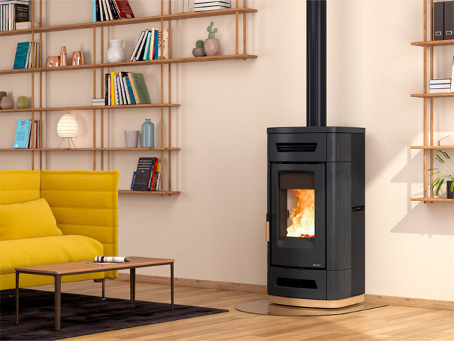 La Nordica ORIANA Ghisa smaltata, legno (черный, дерево)