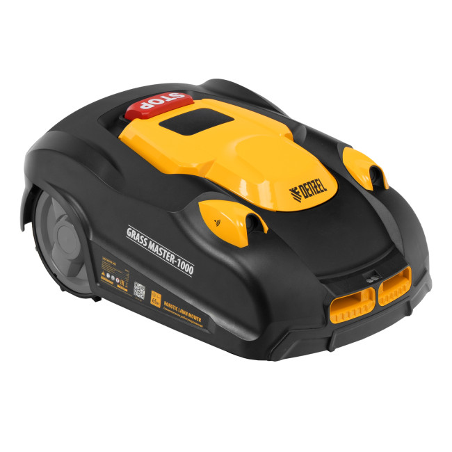 Робот-газонокосилка Grass Master 1000  1000м², 3Ач, 28V, LCD дисплей, Wi-Fi Denzel