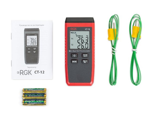 Термометр RGK CT-12 с поверкой
