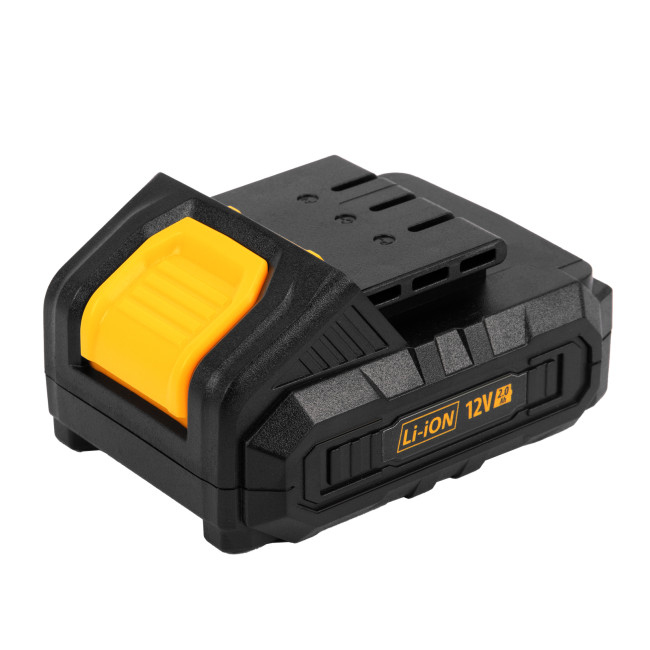 Дрель-шуруповерт аккумуляторная CDL-12-02BM, Li-Ion, 12 В, 2 акк. Denzel