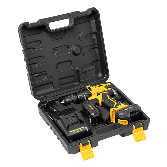 Дрель-шуруповерт аккумуляторная CDL-12-02BM, Li-Ion, 12 В, 2 акк. Denzel