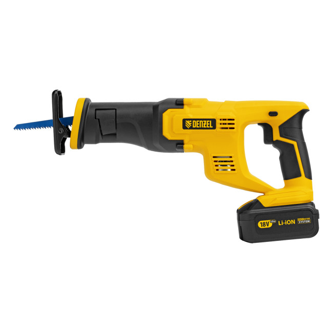 Пила сабельная аккумуляторная CRC-115, 18В Li-Ion Denzel Пила сабельная аккумуляторная CRC-115, 18В Li-Ion Denzel